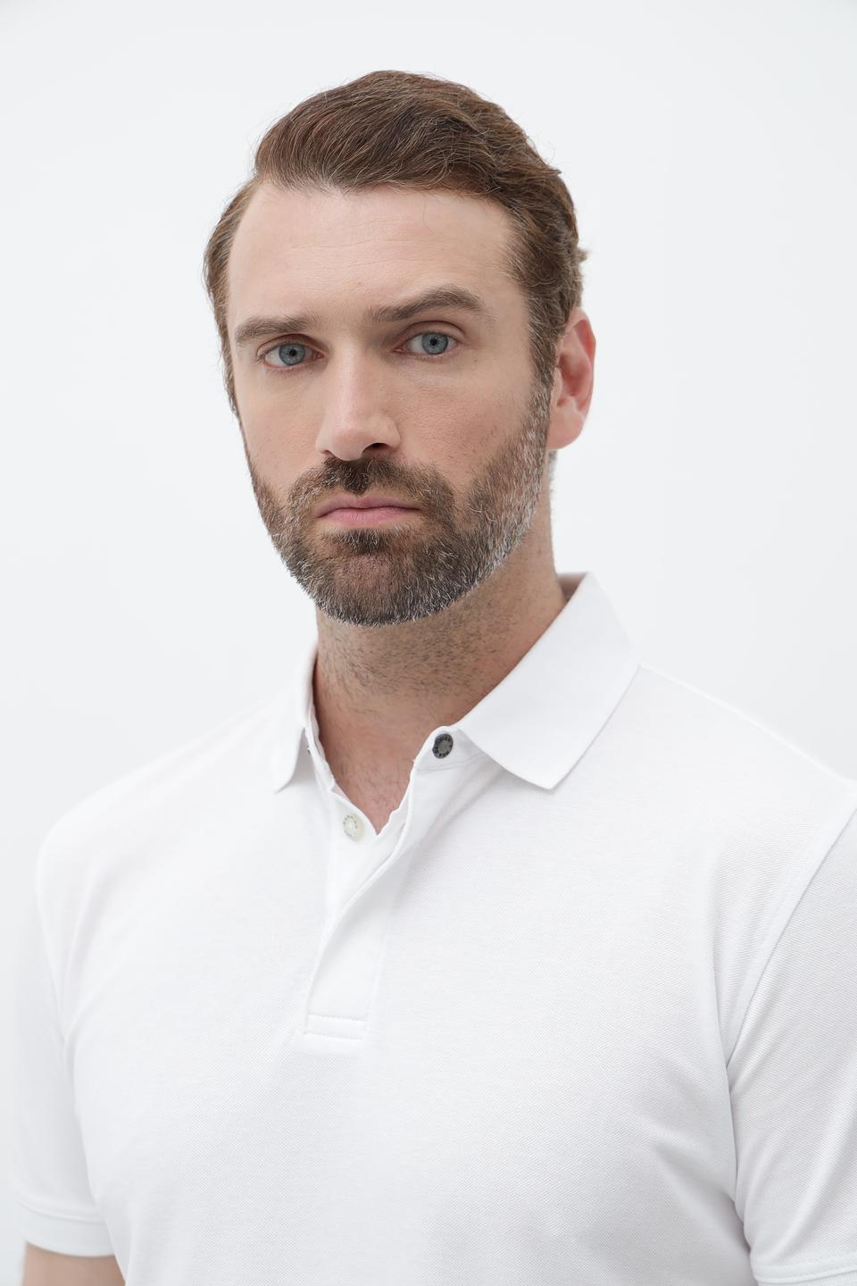 Поло Sea Barrier мужское белое