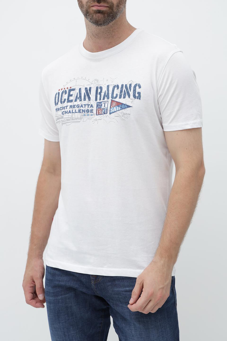 Футболка Sea Barrier с принтом