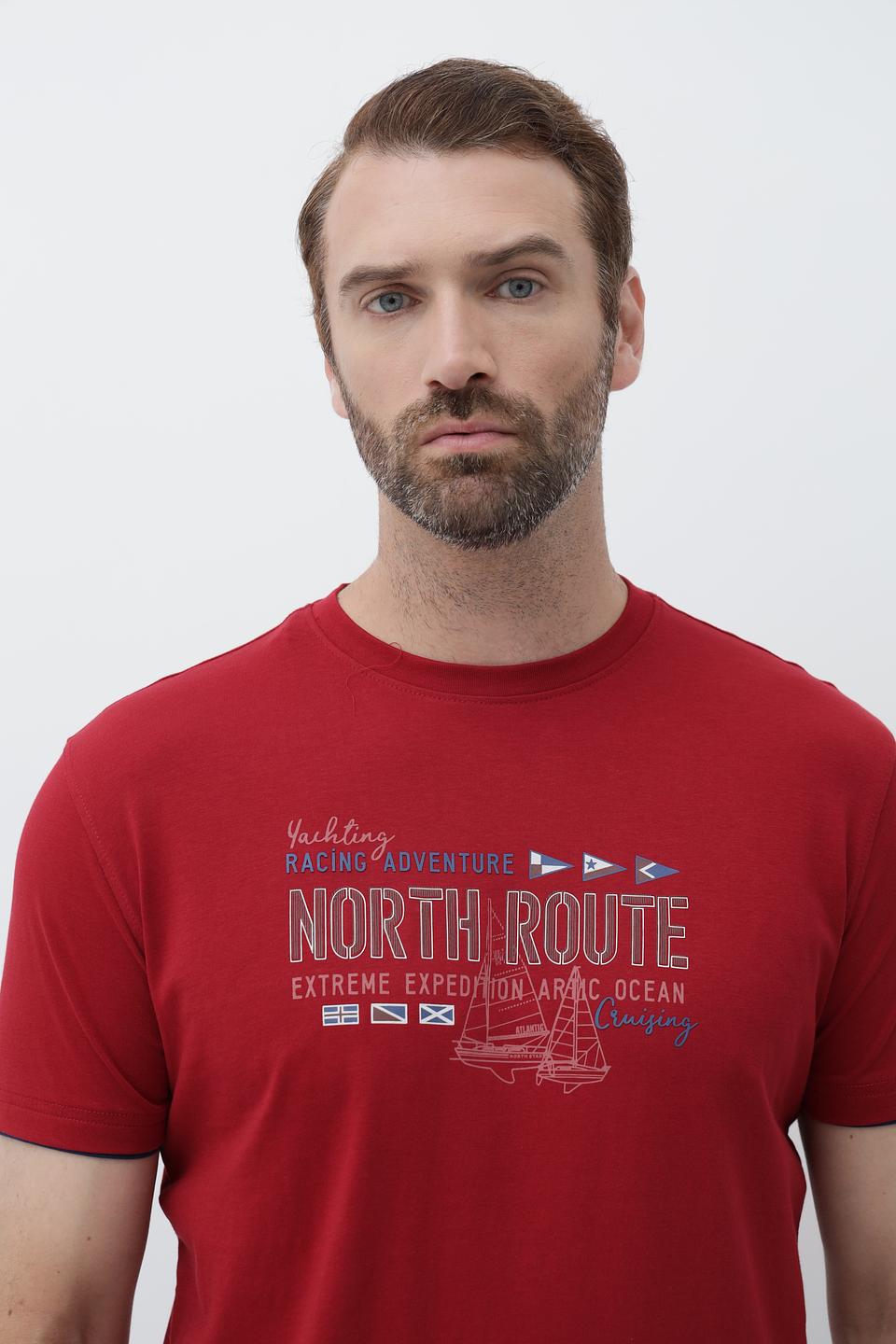 Футболка Sea Barrier North Route красный