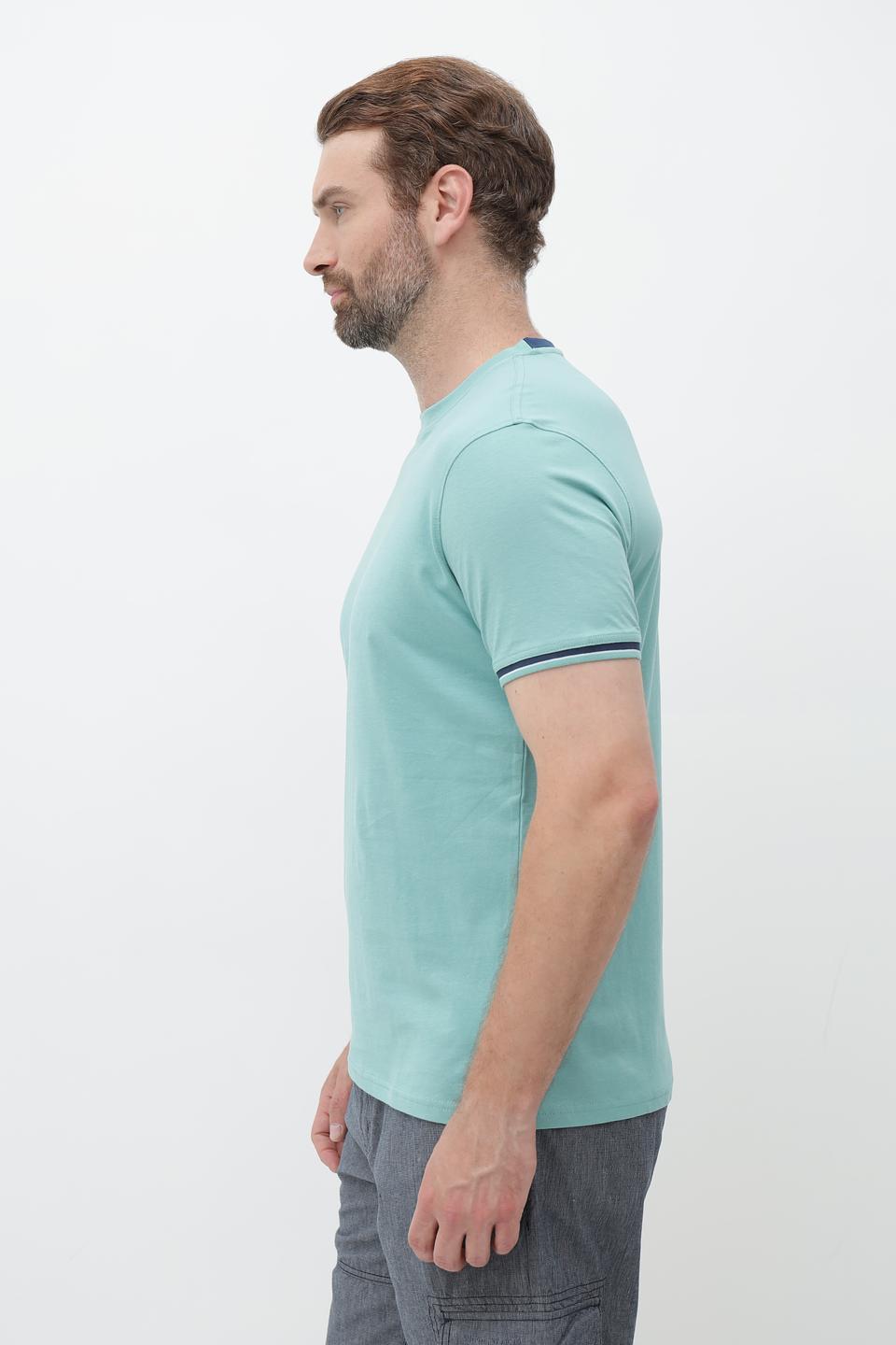 Футболка Sea Barrier с полоской мятный