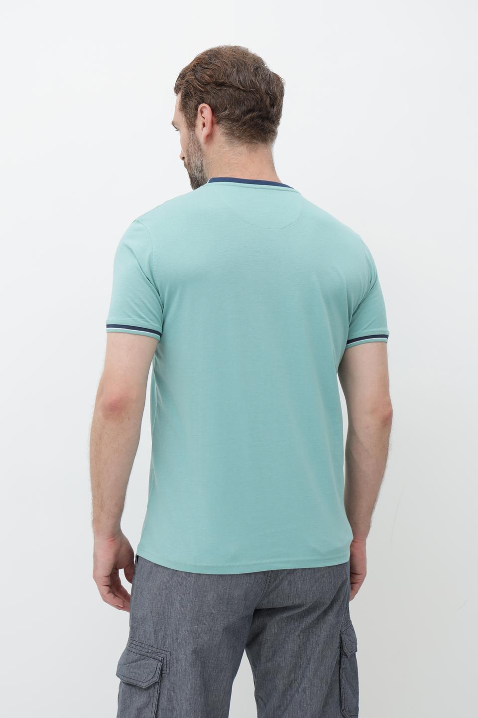 Футболка Sea Barrier с полоской мятный