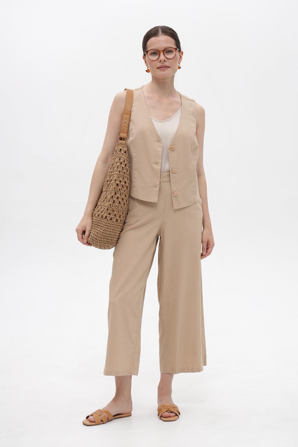 Брюки кюлоты Betty Barclay бежевые