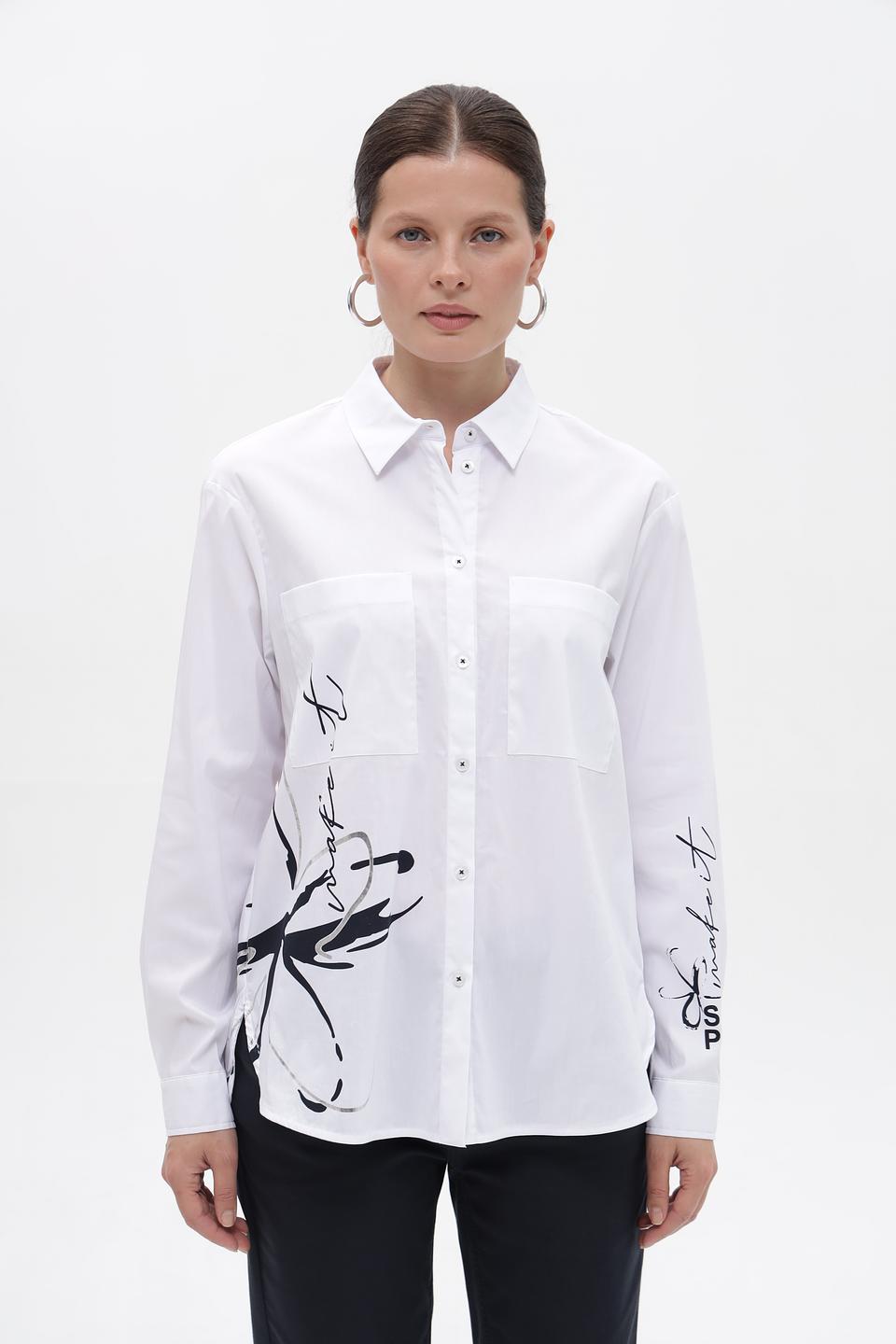 Блузка Rabe collection с принтом