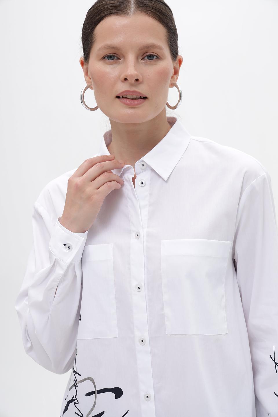 Блузка Rabe collection с принтом