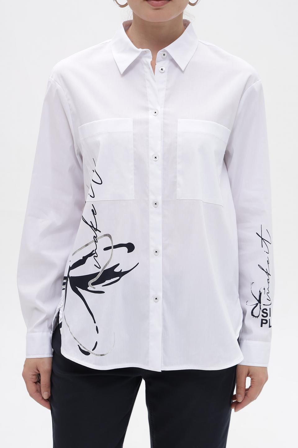 Блузка Rabe collection с принтом