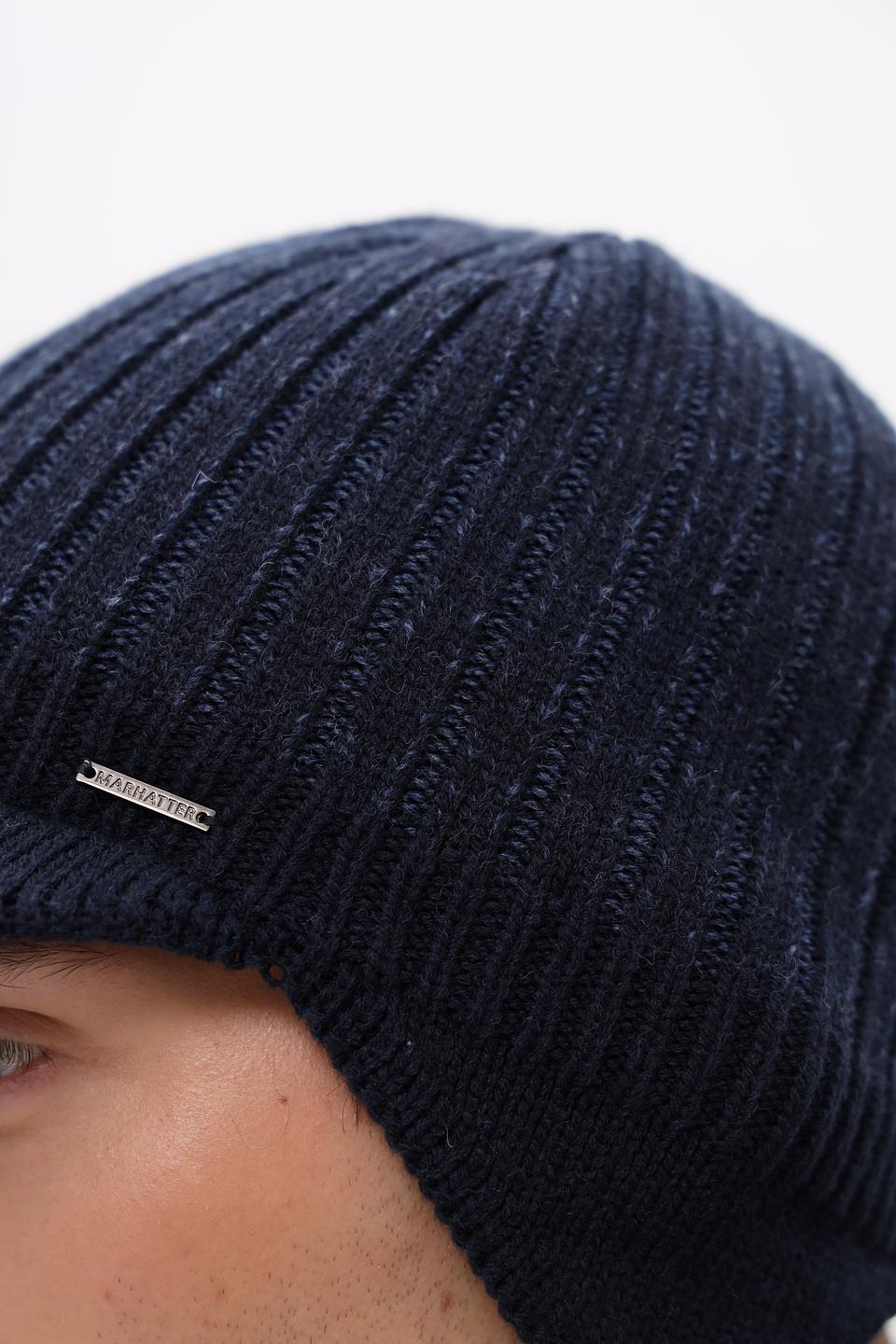 Бейсболка Marhatter вязаная синяя