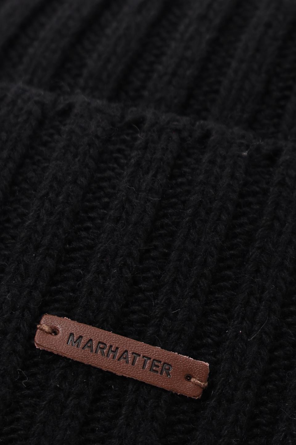 Шапка Marhatter чёрная