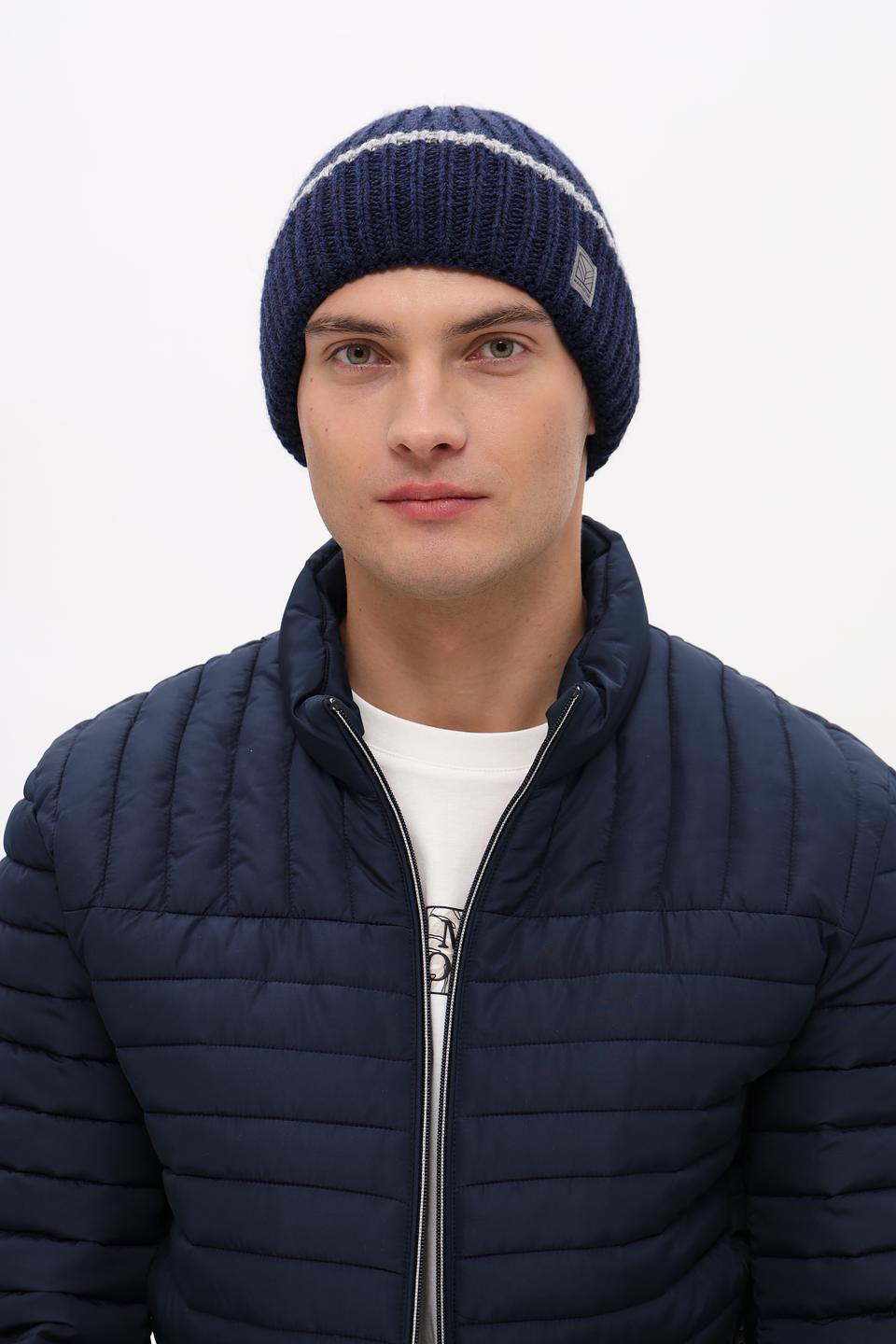 Шапка Marhatter вязаная синяя