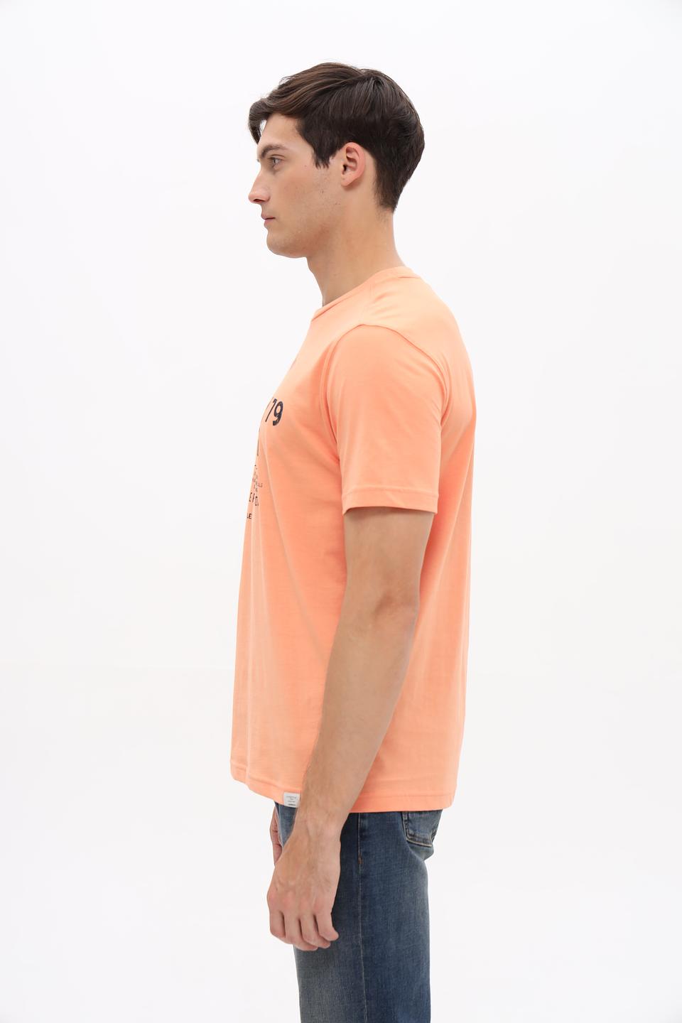 Футболка Lerros с принтом персиковый
