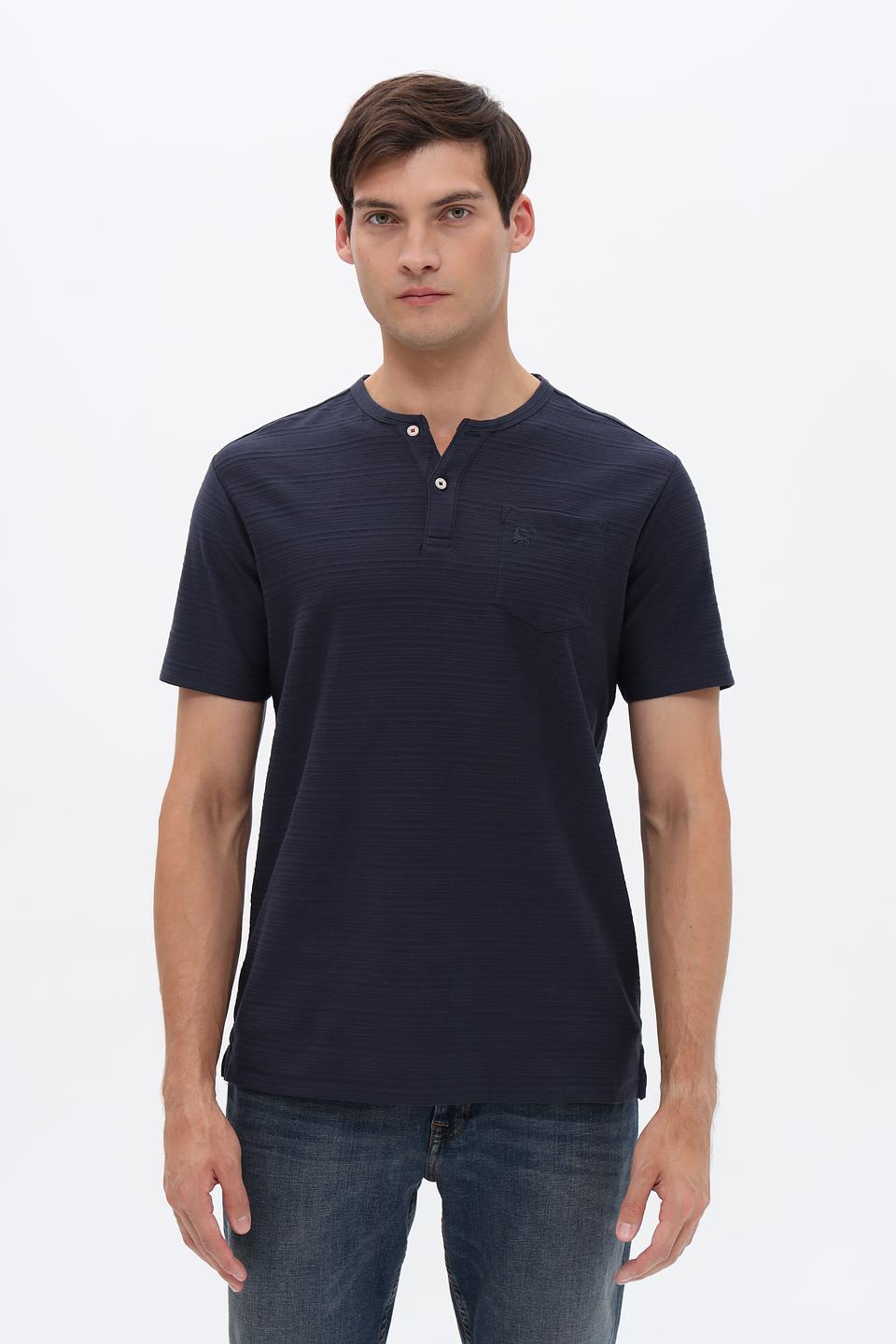 Футболка Lerros с карманом темно-синяя