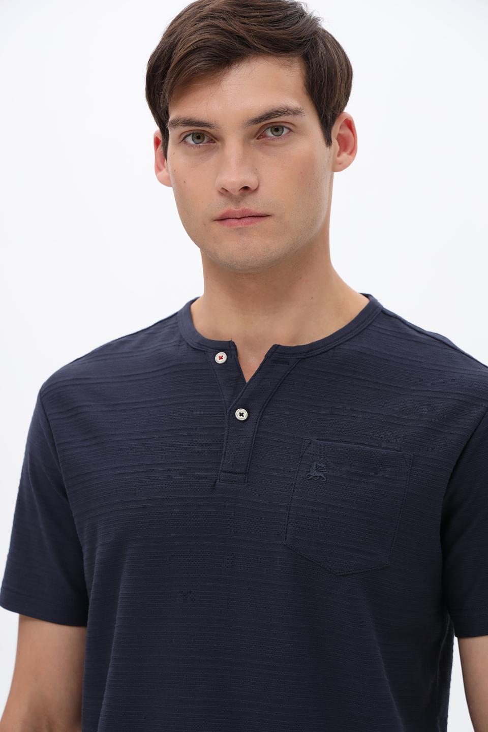 Футболка Lerros с карманом темно-синяя