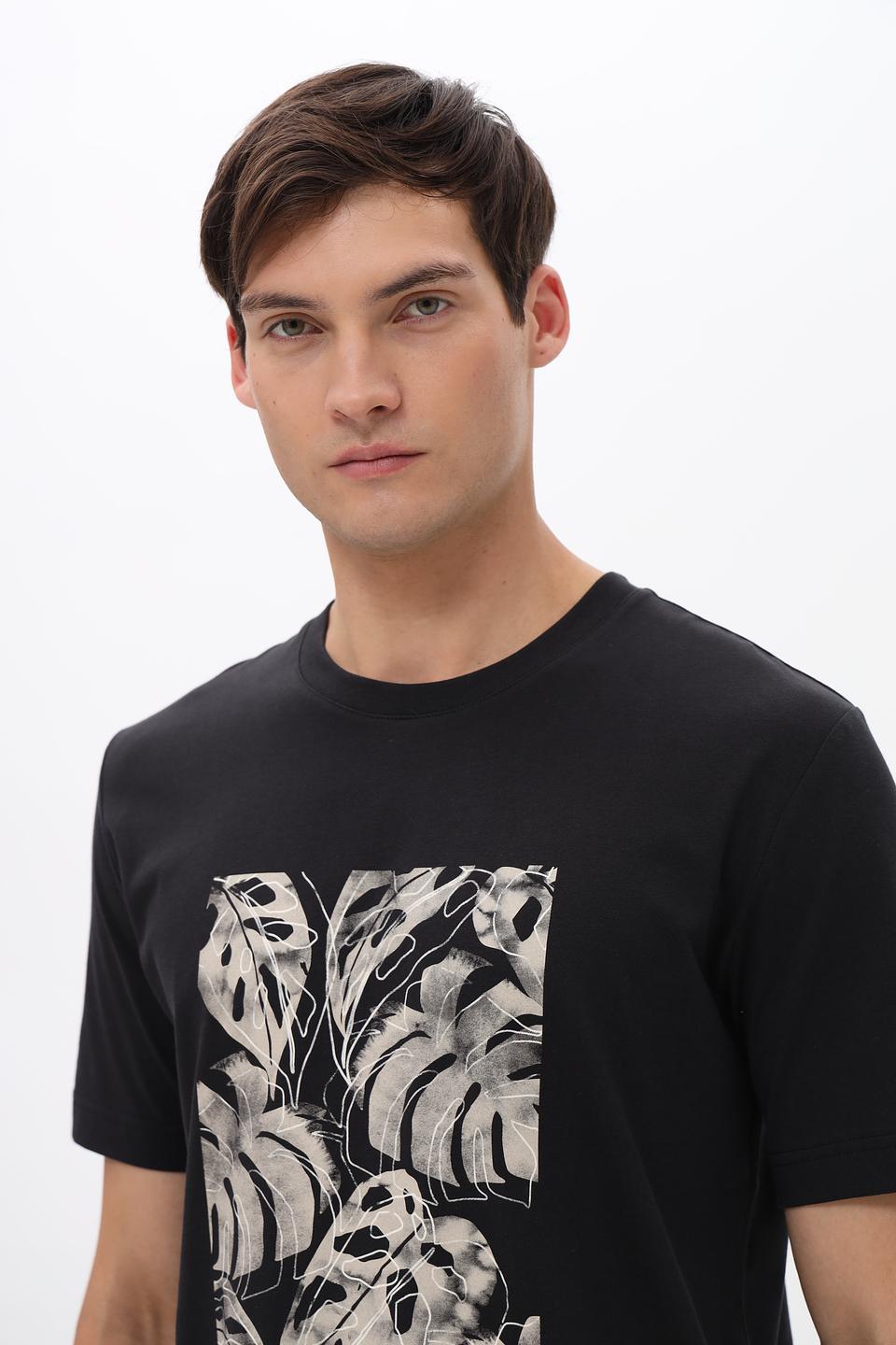 Футболка Marc O Polo с принтом чёрная