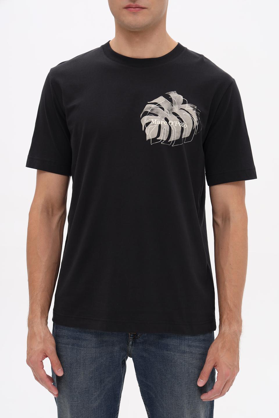 Футболка Marc O Polo с принтом чёрная
