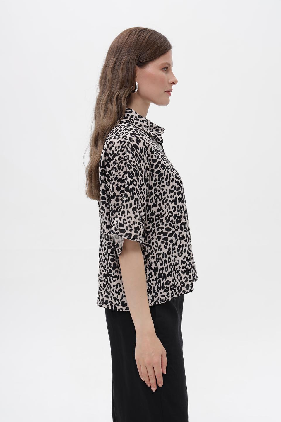 Блуза Broadway с леопардовым принтом