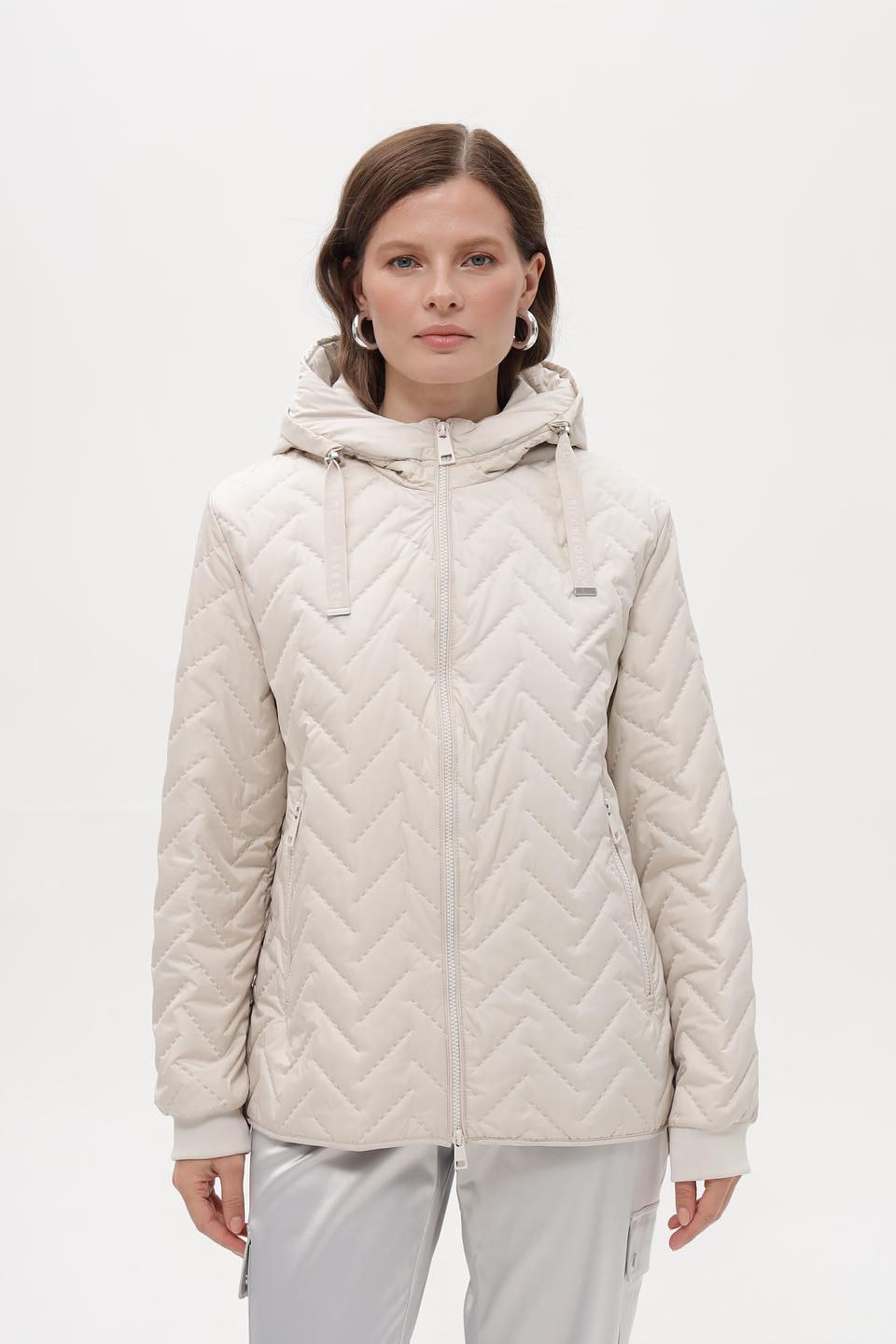 Куртка Lebek стеганая бежевая
