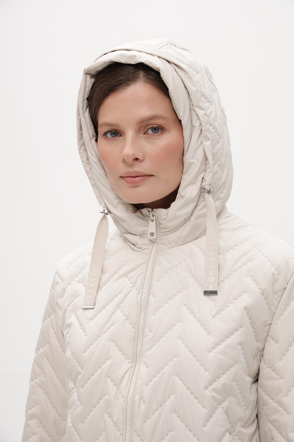 Куртка Lebek стеганая бежевая