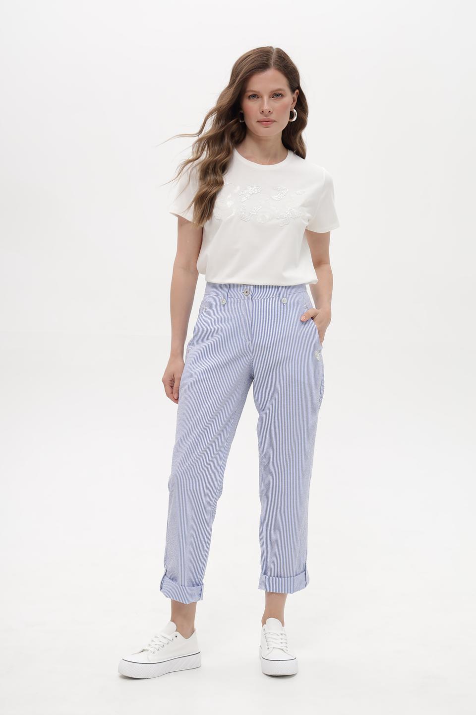 Брюки Ppep в полоску