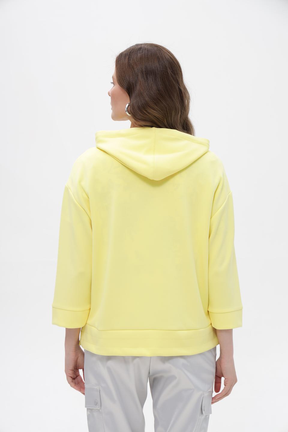 Жакет Lebek на молнии жёлтый