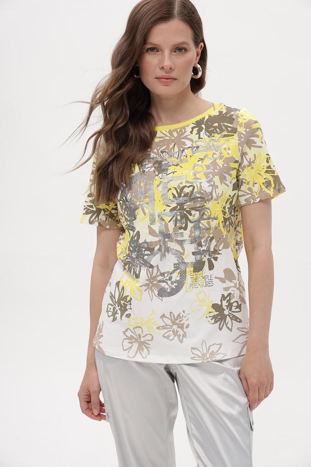Футболка Barbara Lebek с цветочным принтом
