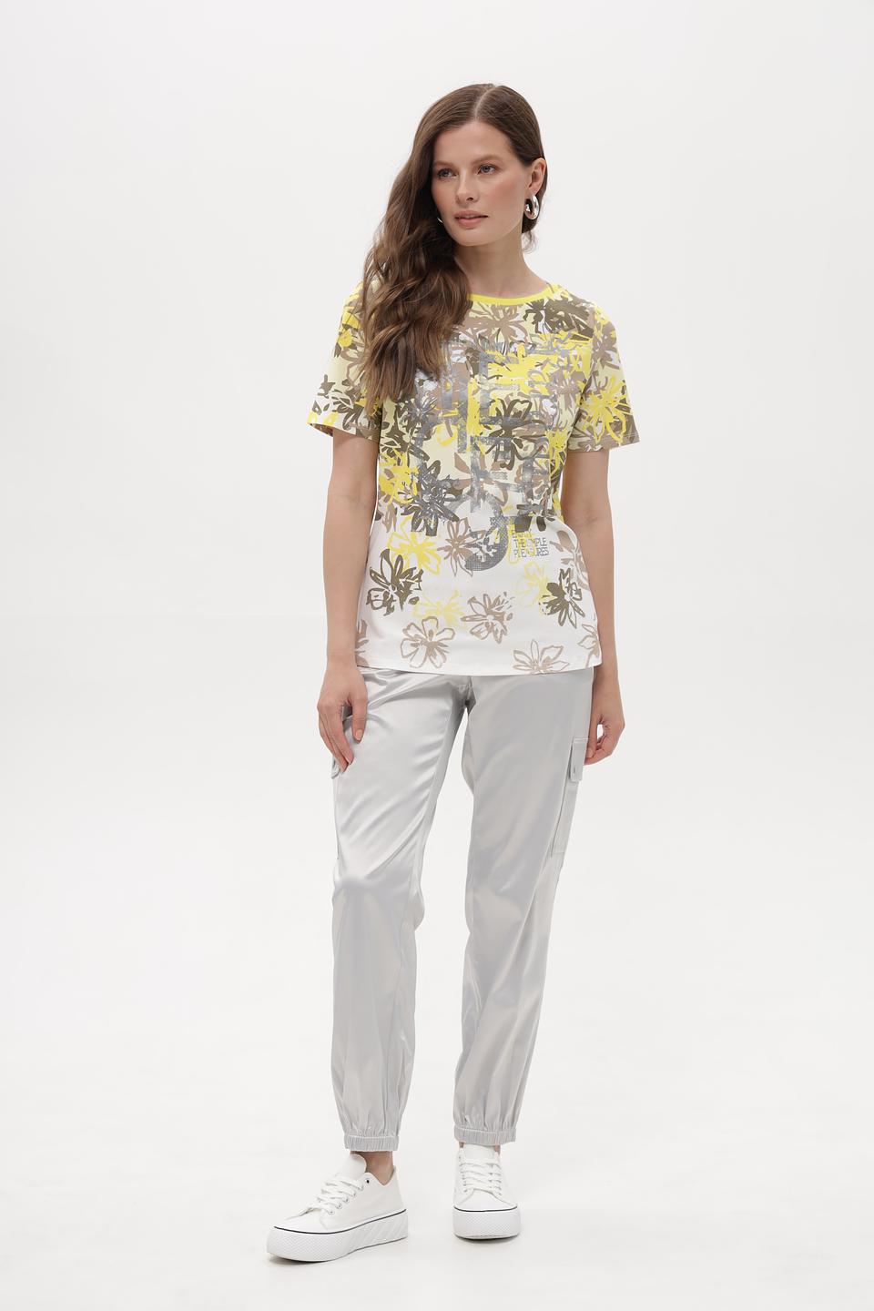 Футболка Barbara Lebek с цветочным принтом