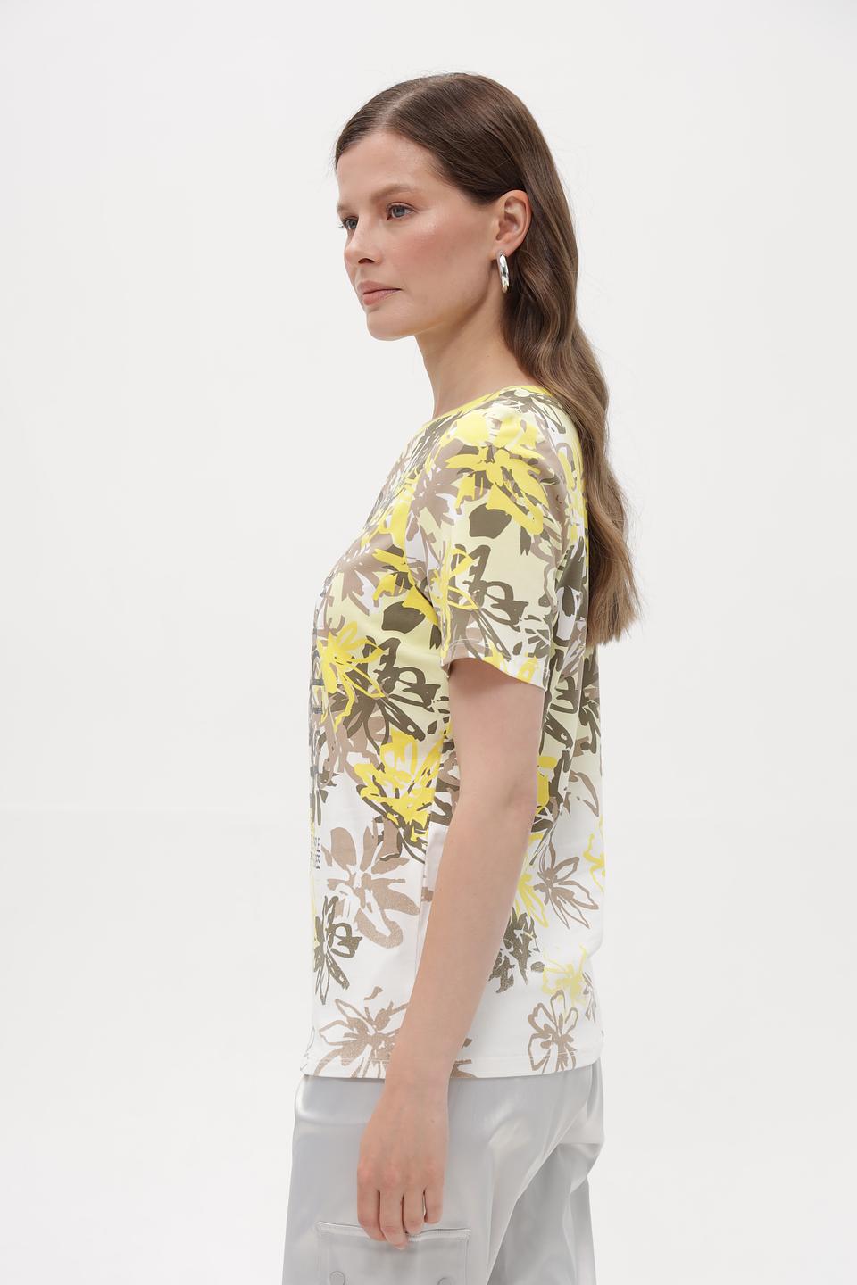Футболка Barbara Lebek с цветочным принтом