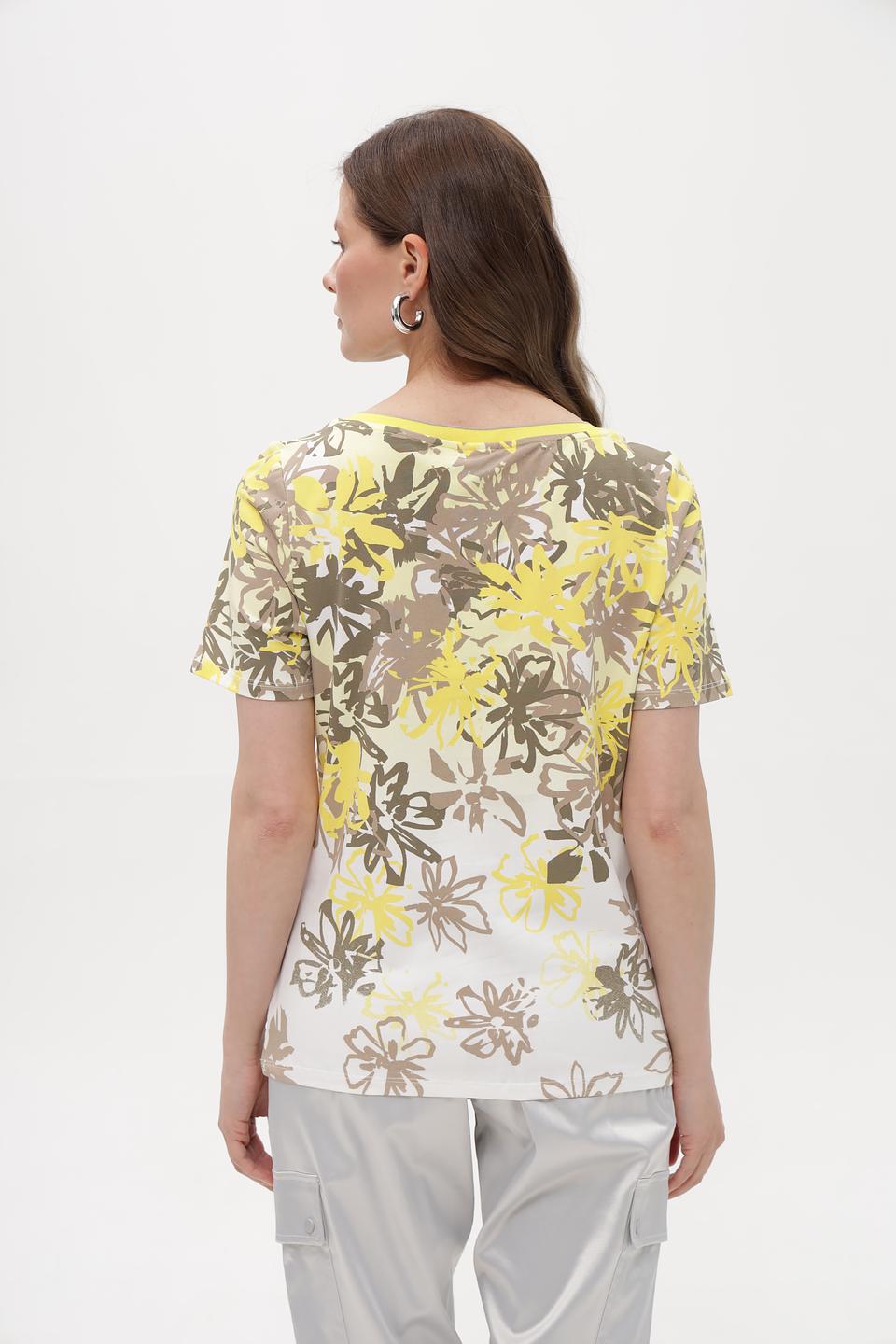Футболка Barbara Lebek с цветочным принтом