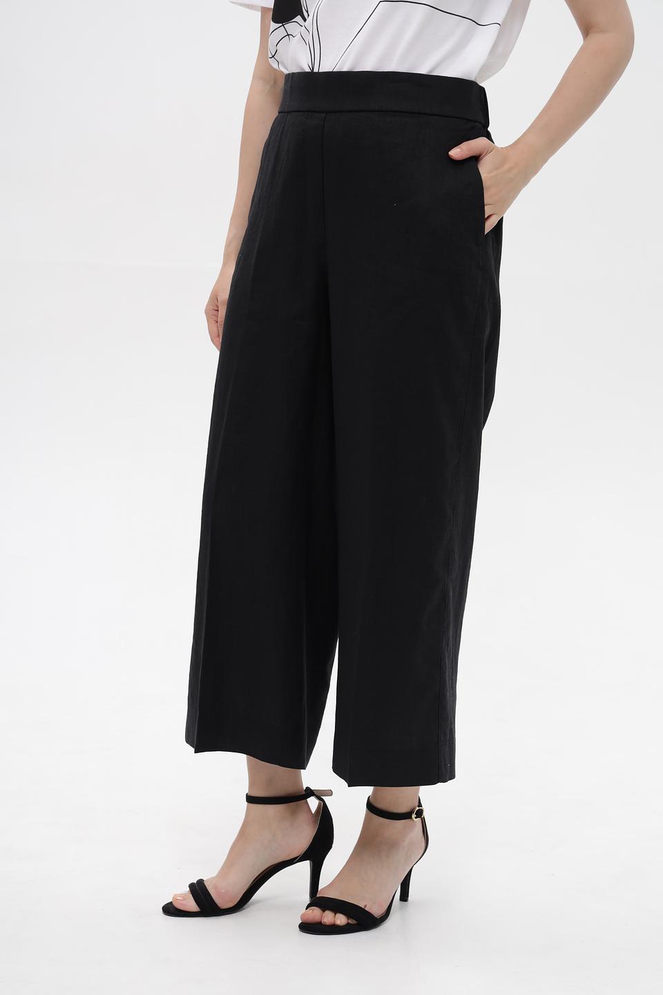 Брюки палаццо Taifun чёрные