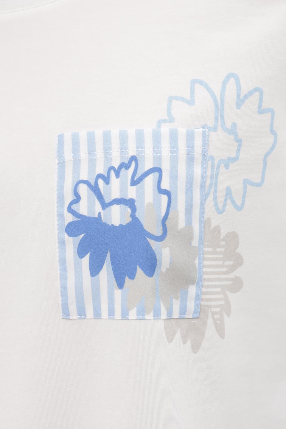 Блузка Lebek с цветочным принтом