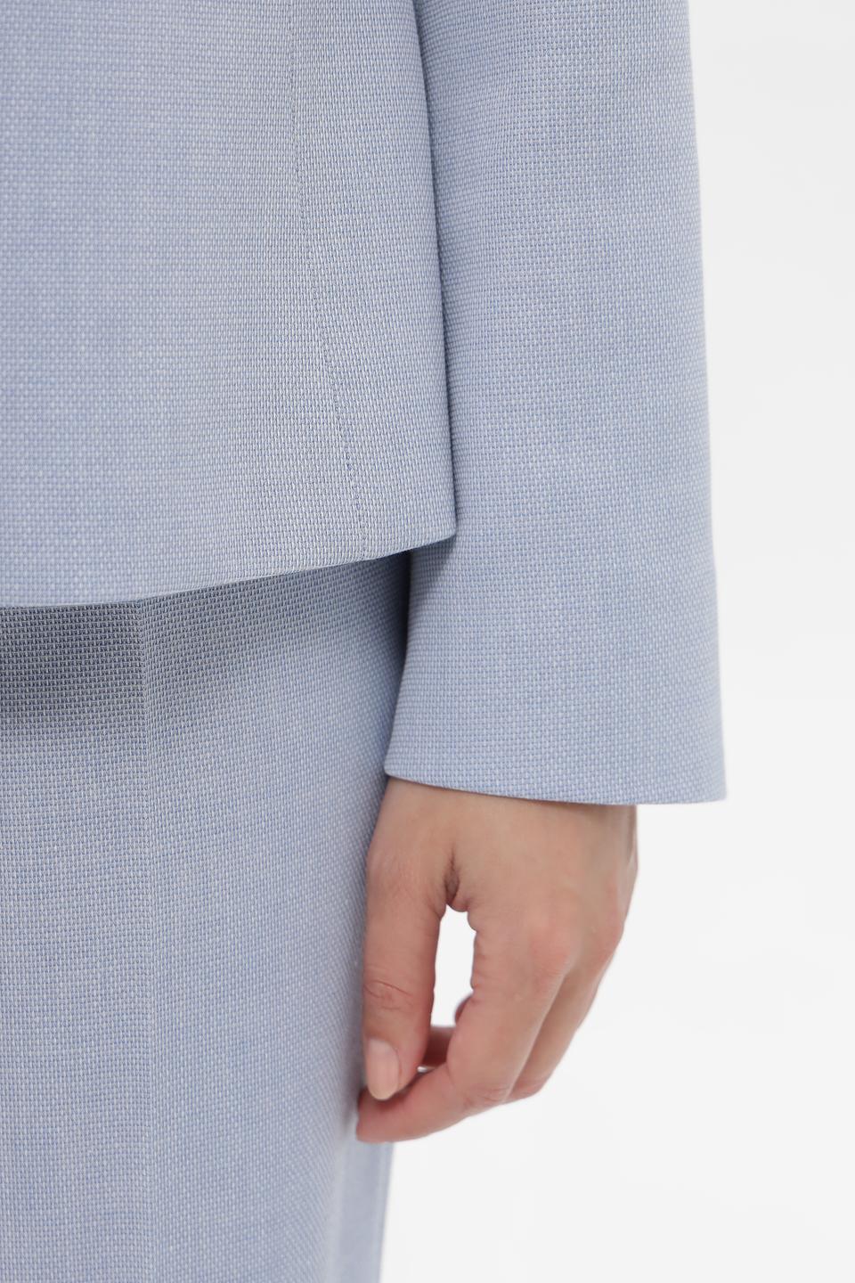 Жакет Bianca приталенный голубой