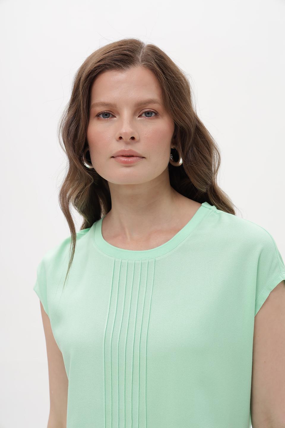 Блуза Lebek мятная с декором