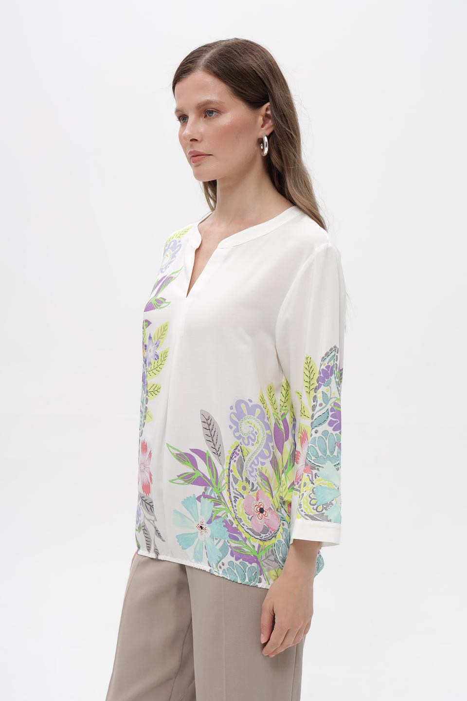 Блузка Bianca с цветочным принтом