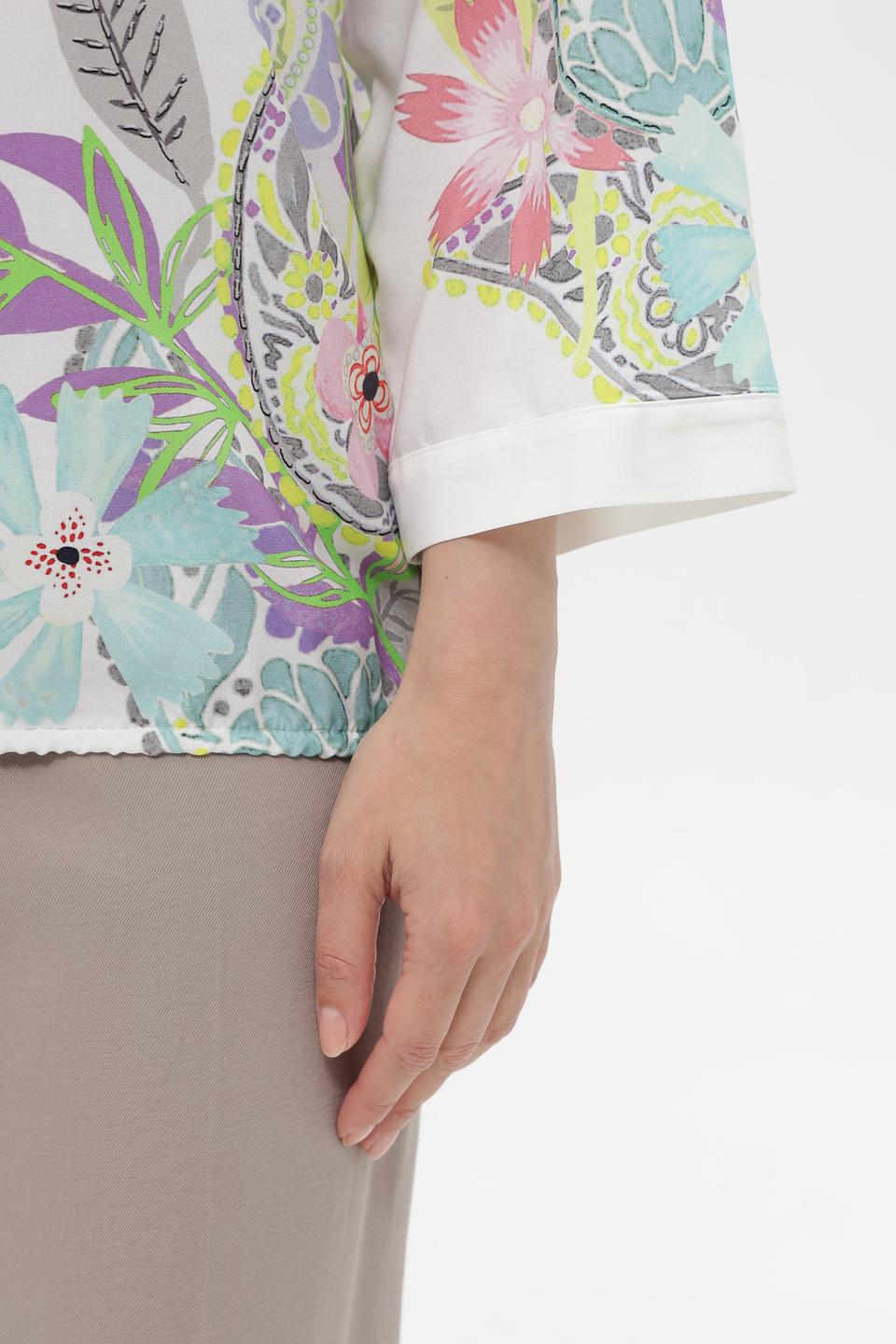 Блузка Bianca с цветочным принтом