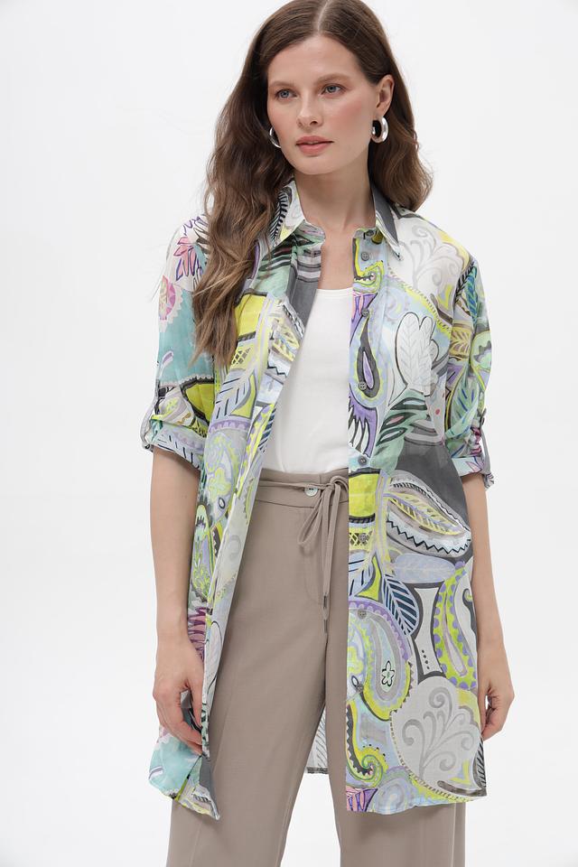 Блуза Bianca с принтом