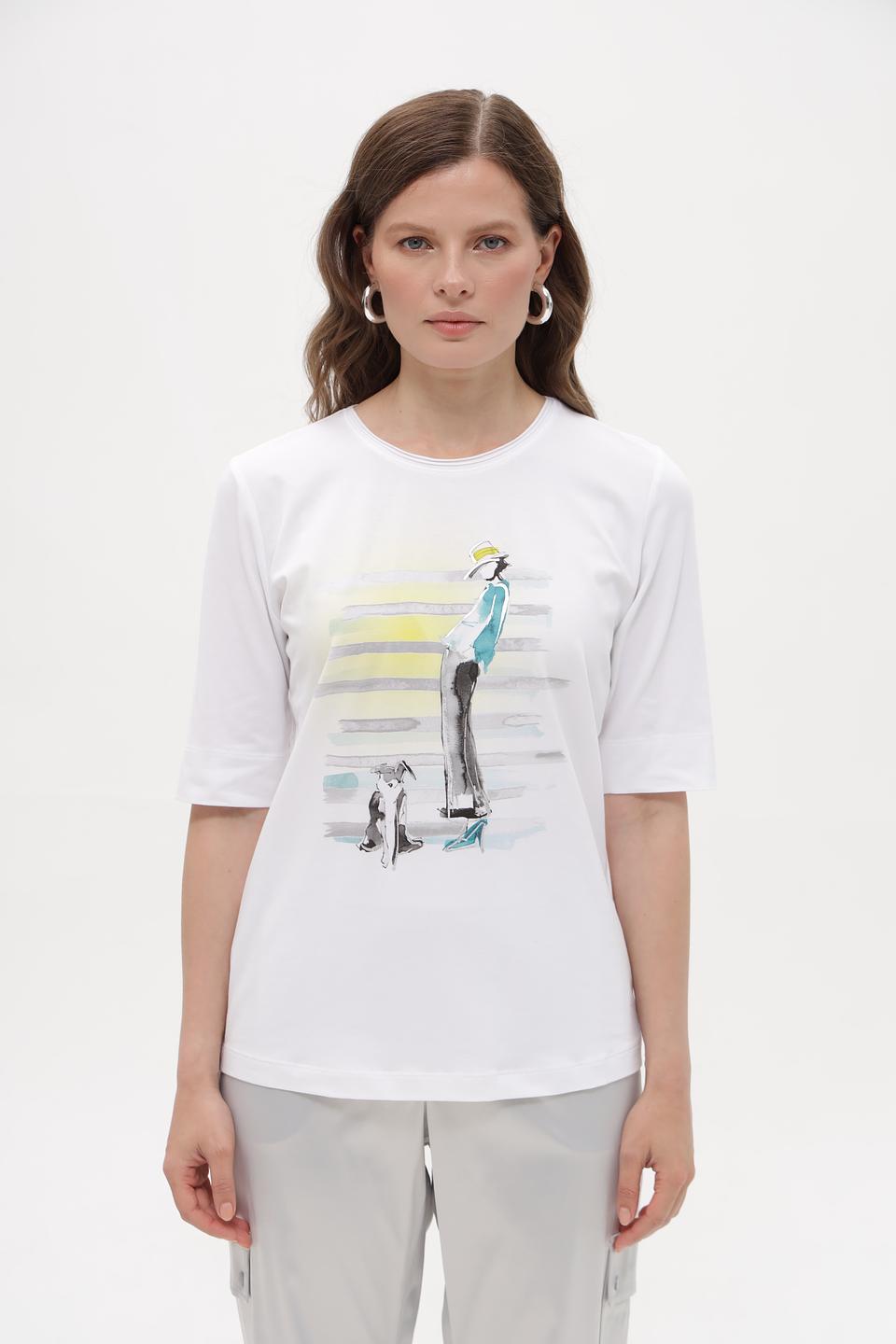 Футболка Bianca с принтом