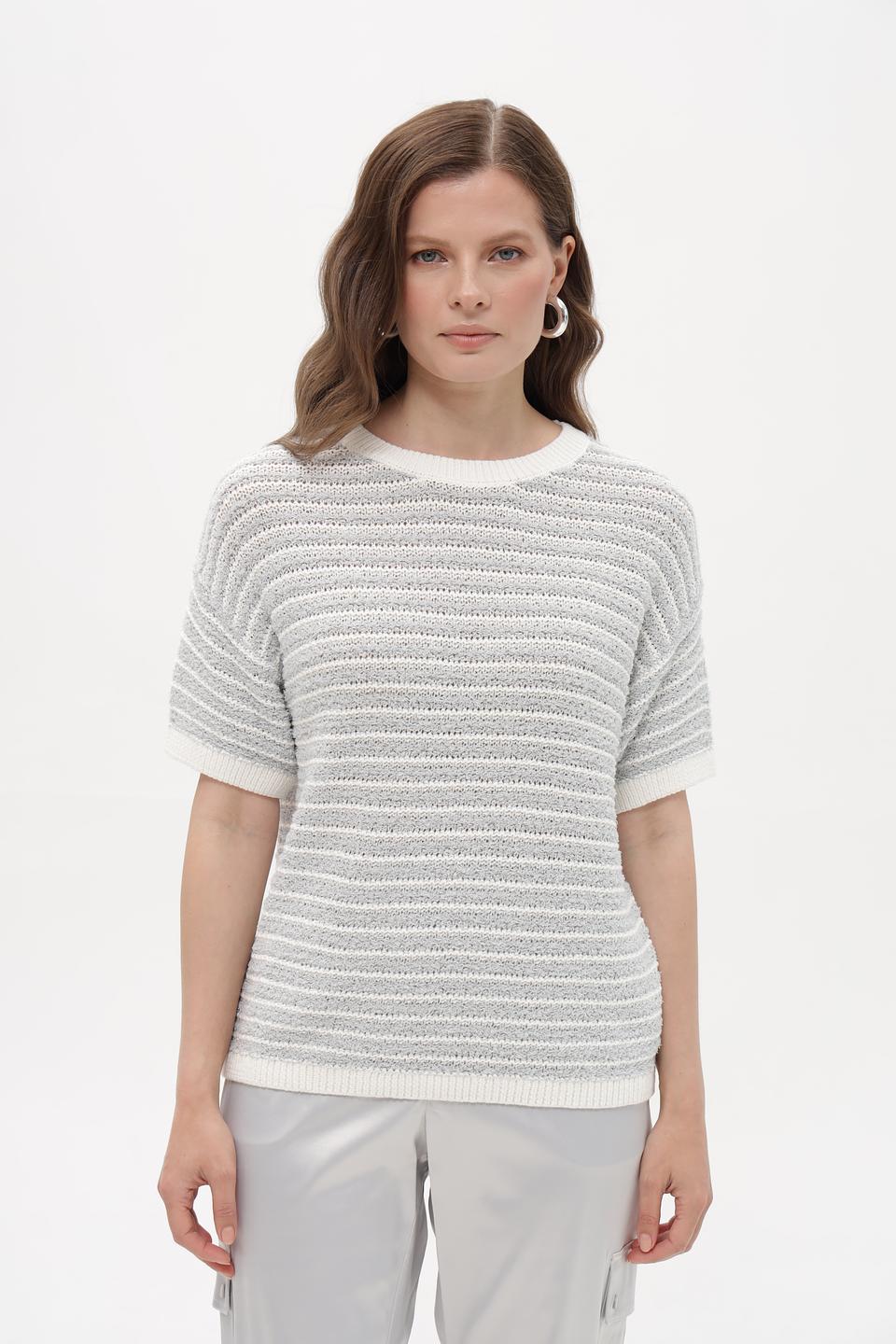 Пуловер Bianca в полоску