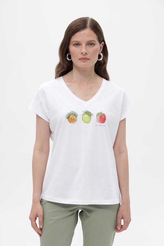 Футболка Bianca с фруктами