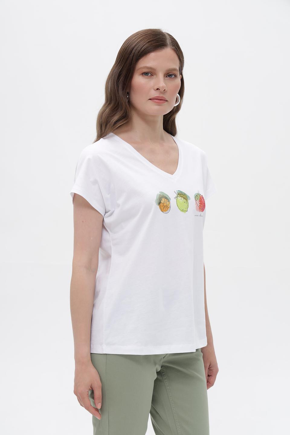 Футболка Bianca с фруктами
