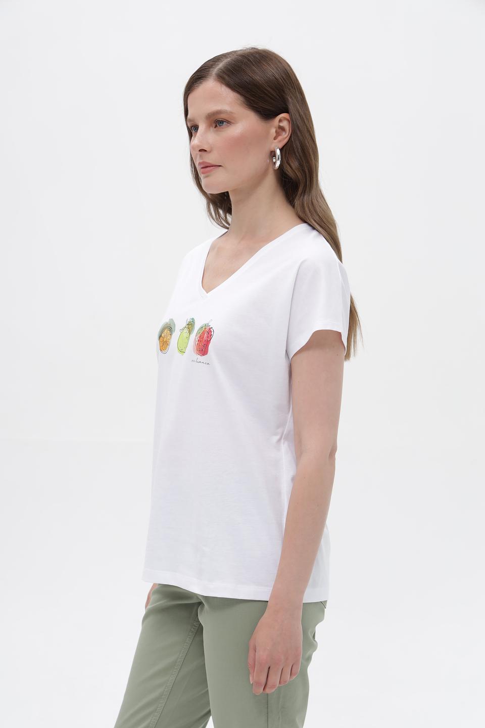 Футболка Bianca с фруктами