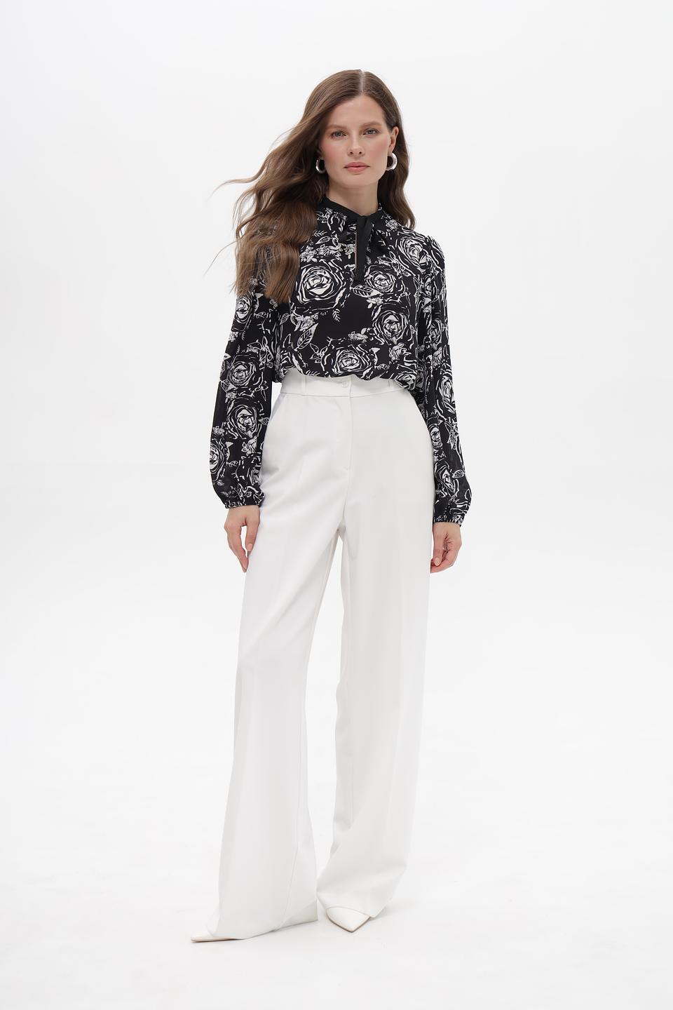 Блузка Just Valeri с розами