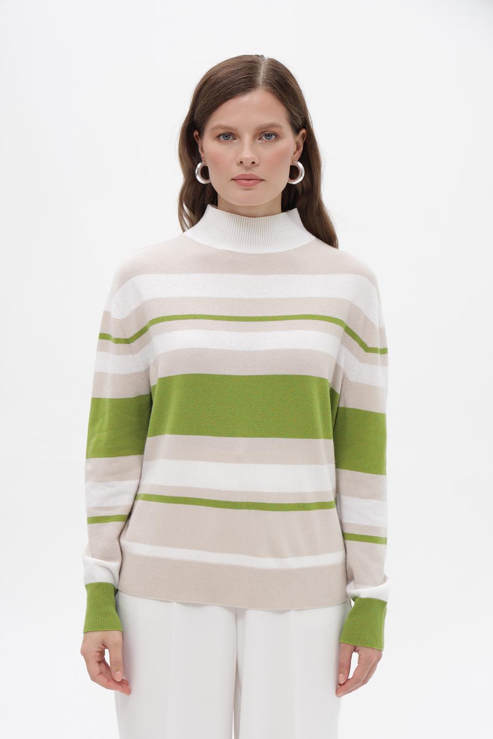 Пуловер Pezzo в полоску