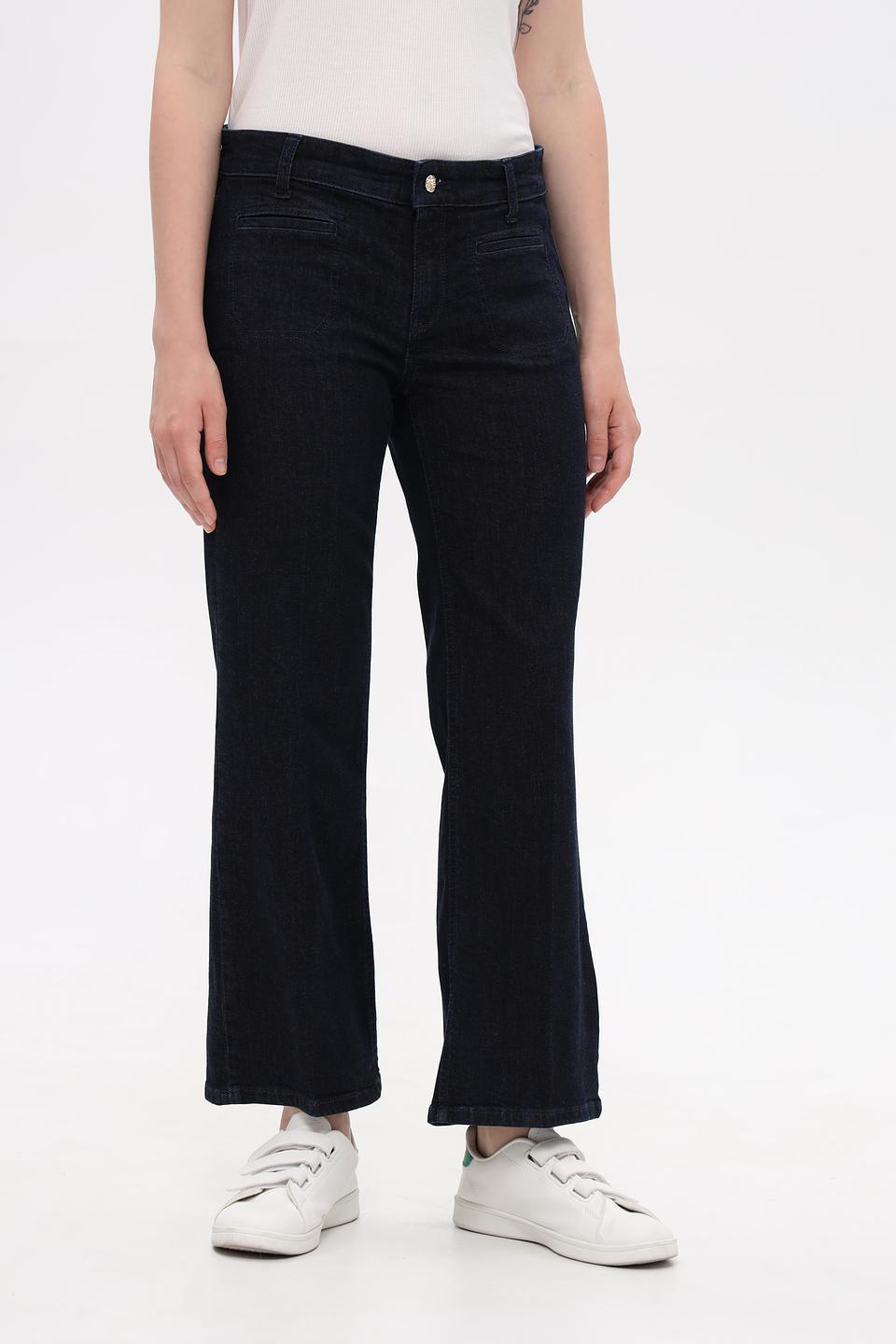 Джинсы Cambio клеш темно-синий