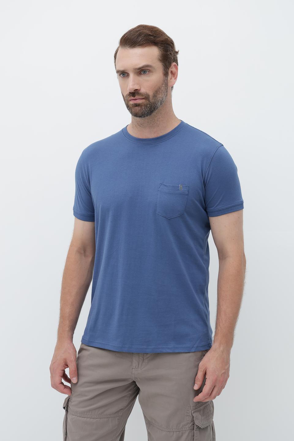 Футболка Sea Barrier с карманом голубая