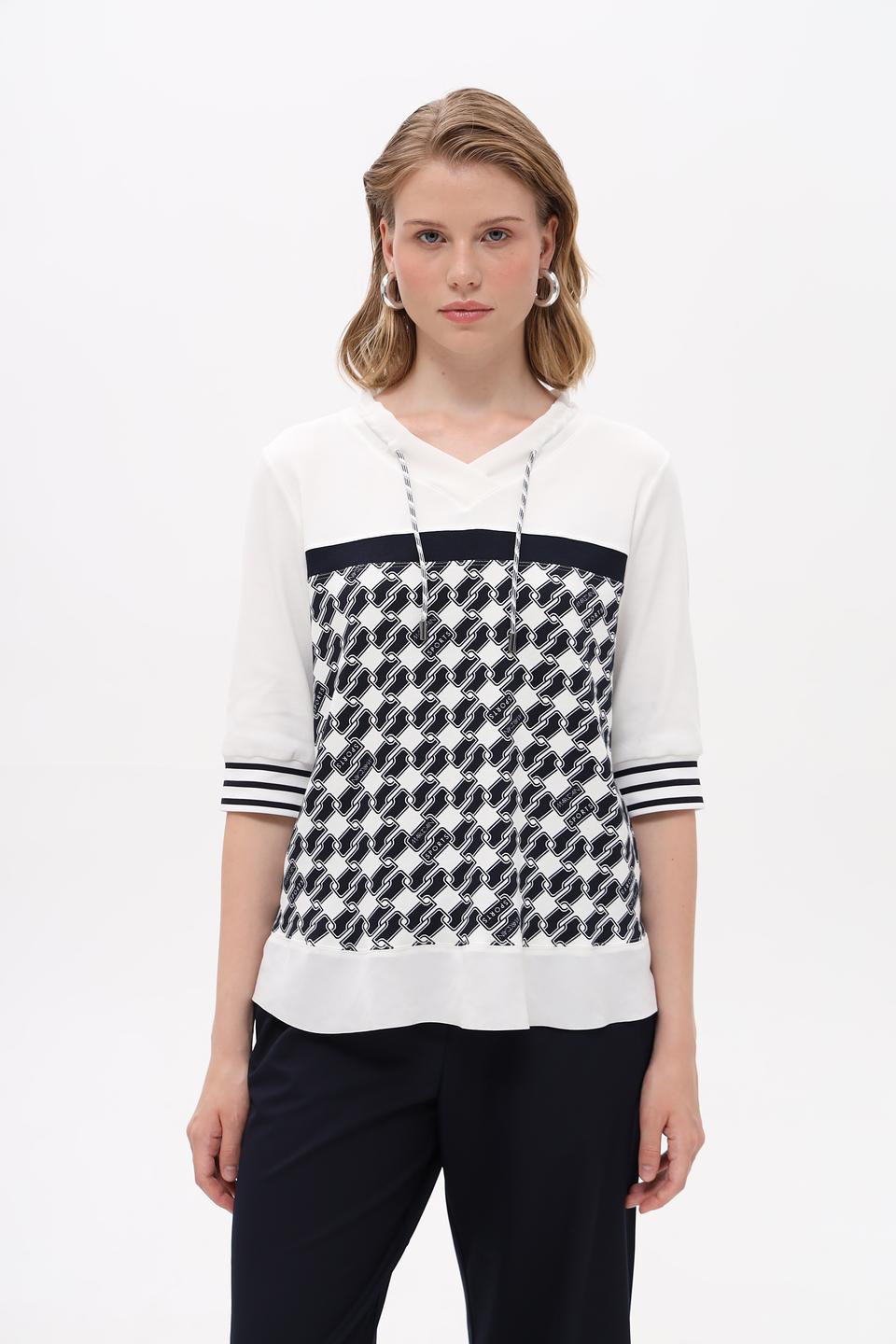 Блузка Marc Cain Sports с принтом