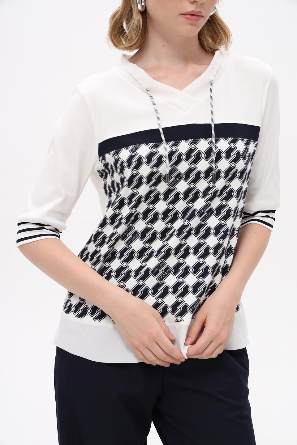 Блузка Marc Cain Sports с принтом