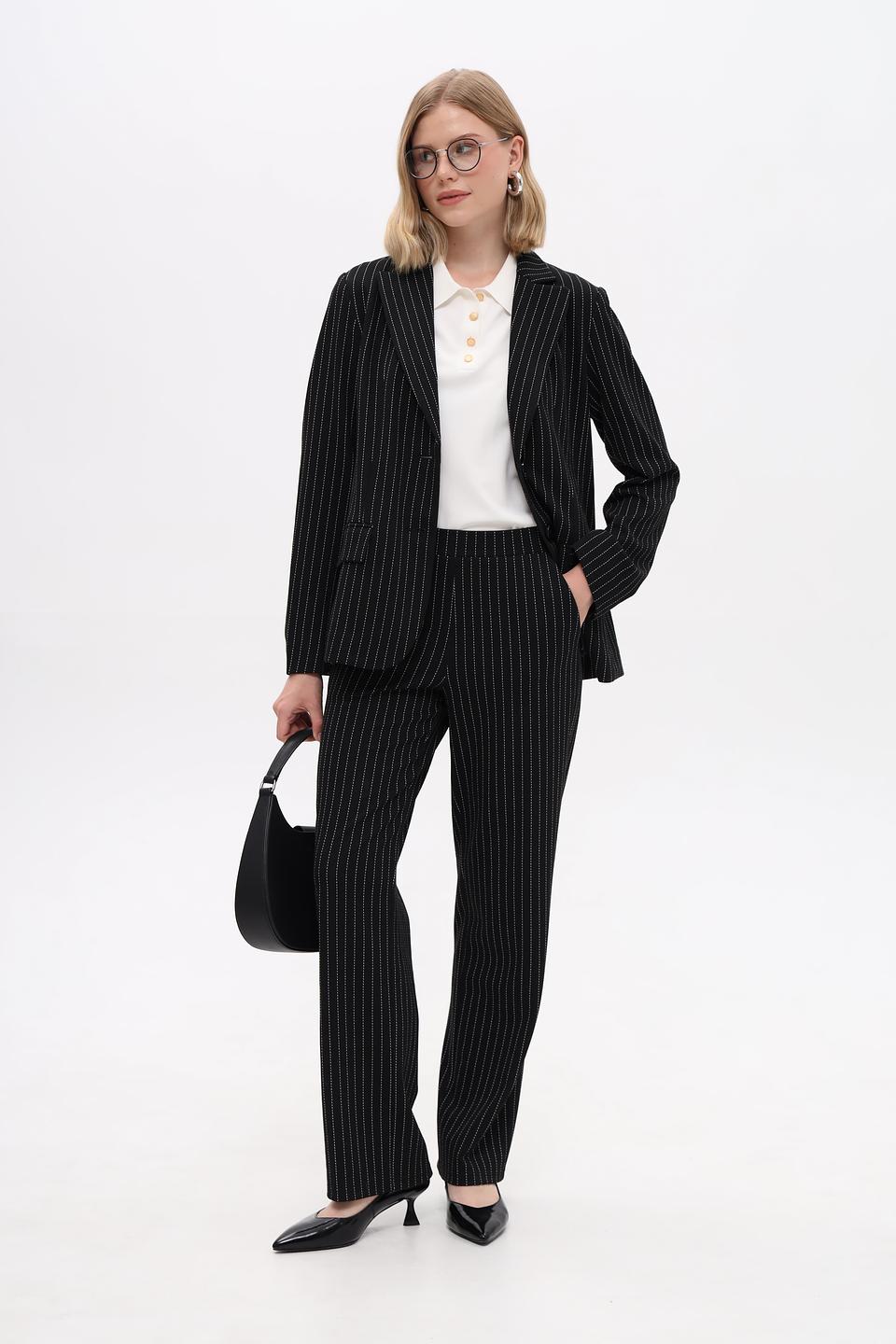 Брюки в полоску Just Valeri