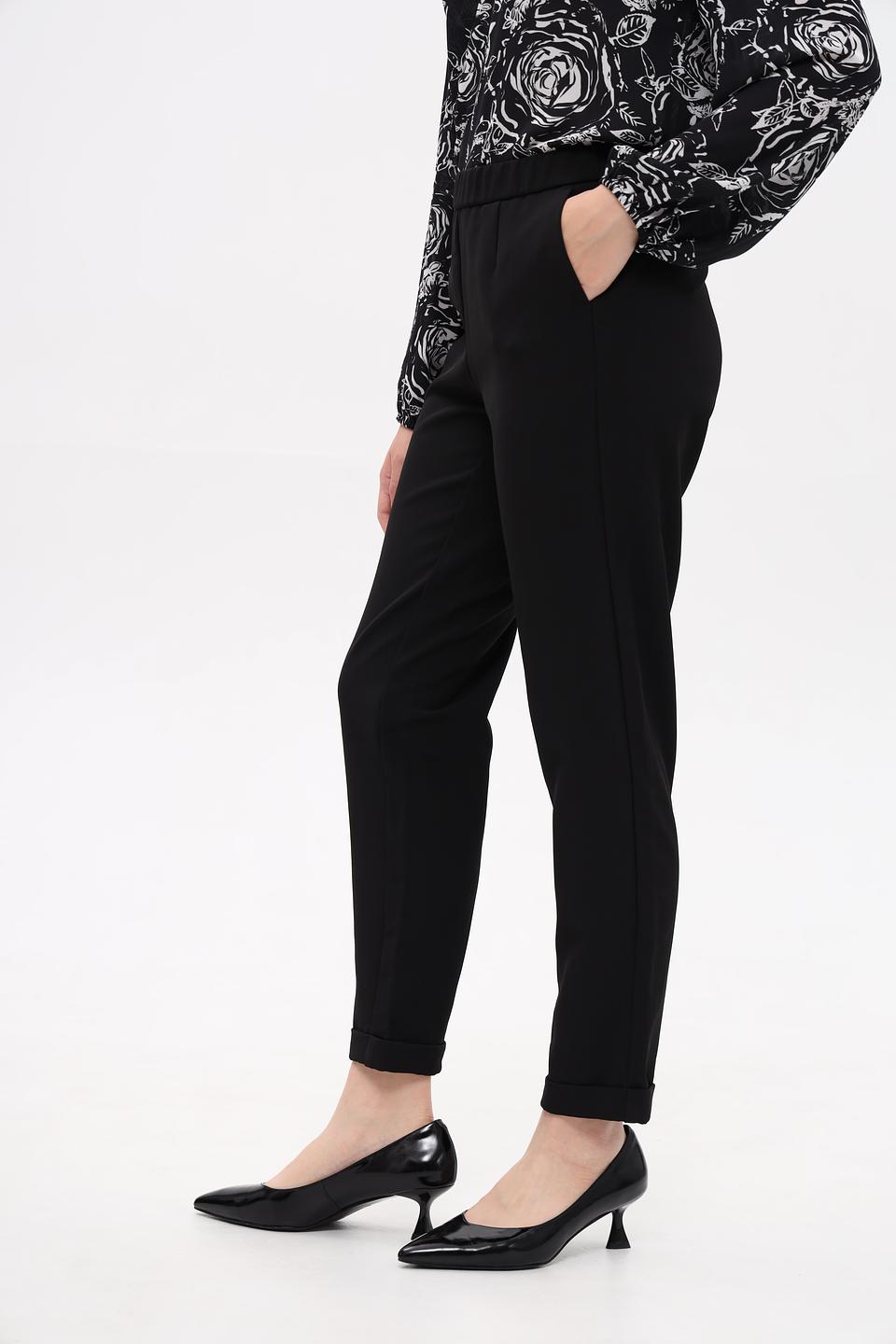 Брюки Pezzo клёш чёрные