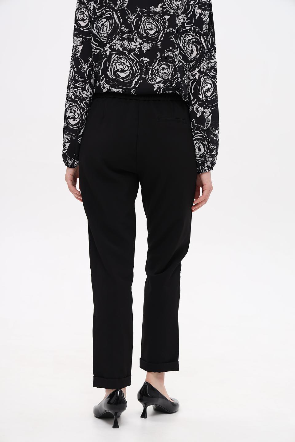 Брюки Pezzo клёш чёрные