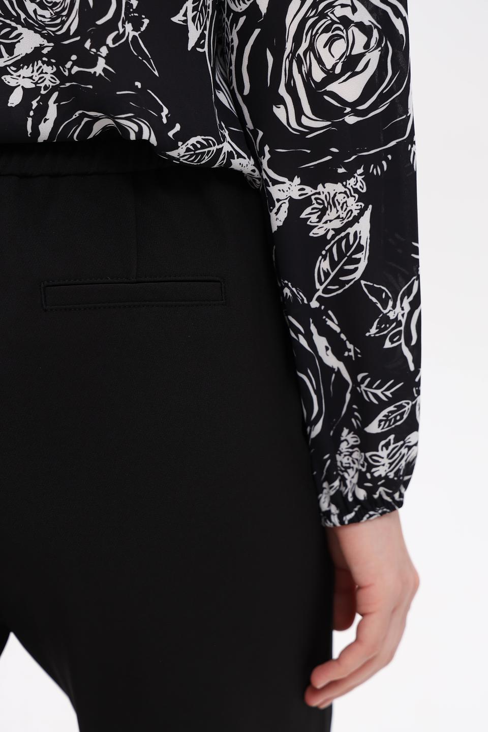 Брюки Pezzo клёш чёрные