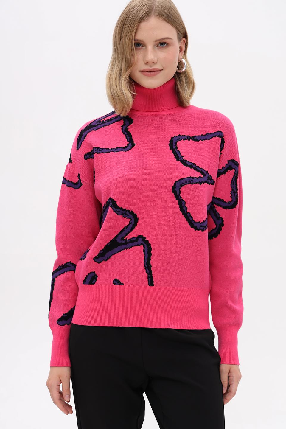 Пуловер Pezzo с абстрактным рисунком