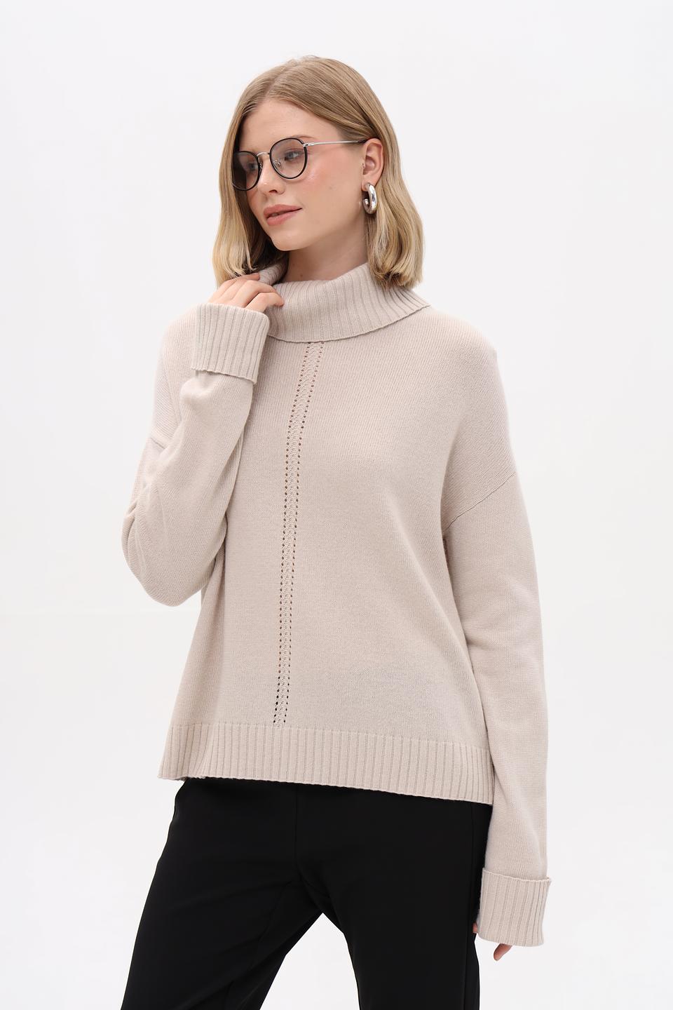 Пуловер Pezzo с высоким воротом